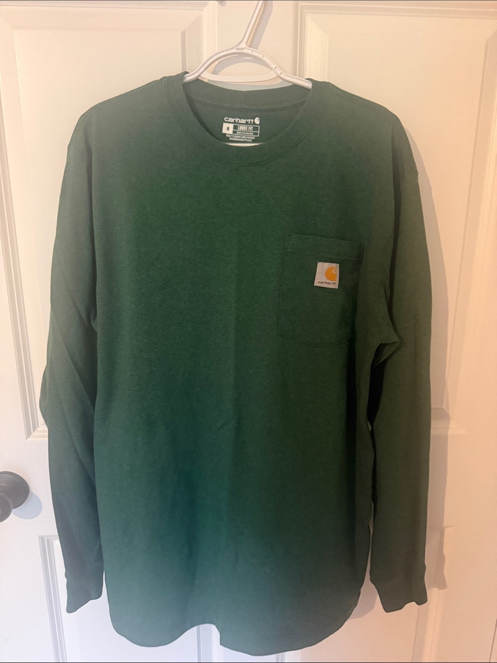 Carhartt Dark Green Long Sleeve Pocket Shirt